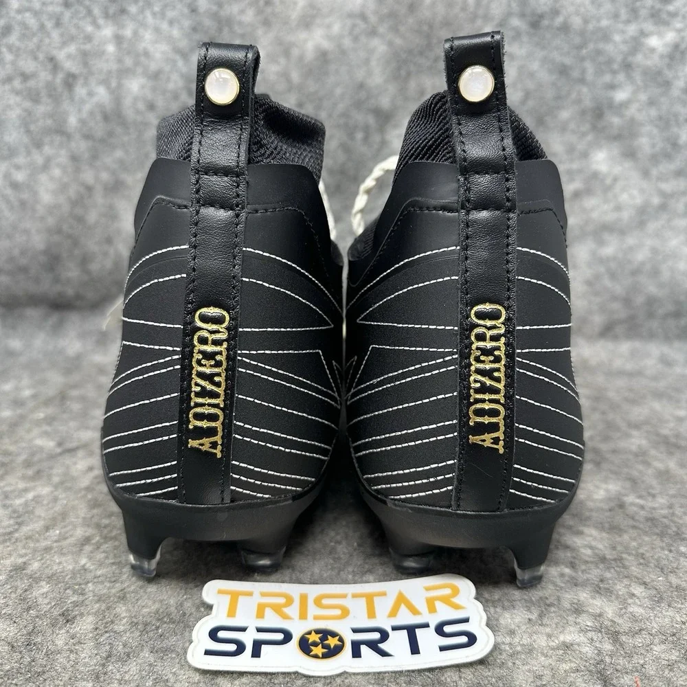 Adidas Adizero Impact II Football Cleats Mens Size 12 Black White Rodeo JQ1382
